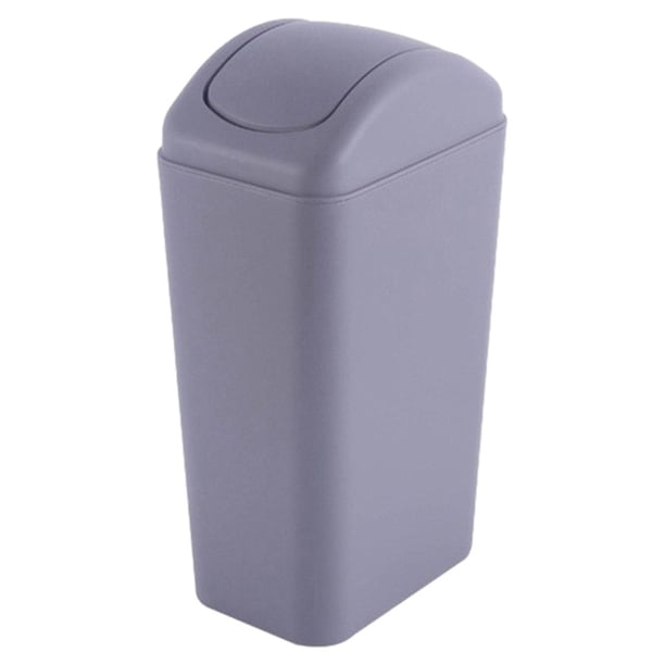 Cubo de basura Inteprter Eficiente Ecológico Plástico Gris claro 8L