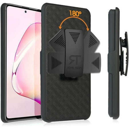 Samsung Galaxy Note 10 Lite Shell Holster Combo Case - Black