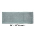 thumbnail image 6 of Better Trends 20"x 60" Premium Bathroom Runner Rug 100% Cotton Soft Reversible Tufted Bath Mat Water Absorbent Ideal for Easy Care in Bathroom and Shower Areas, (Blue)- Edge Collection, 6 of 6