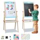thumbnail image 1 of Caballete de Arte para Niños de Aprendizaje - Pizarra Blanca de Doble Cara y Pizarra, Pizarrones para Niños con Tablero, Doble cara Caballete de Pie Ajustable para niños (Pequeño), 1 of 7