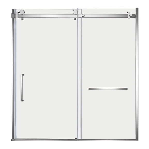 Kingston SSD60608SL1 Toledo 60" W x 60" H Left Handed Tub Door in Polished Chrome
