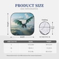 thumbnail image 3 of Fotbe Cloud Sky Green Dragon Juego de 2 Piezas de Parasoles para Parabrisas | Bloqueador Solar para Auto | Accesorios Plegables para Protección Solar Interior-Large, 3 of 6