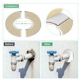 thumbnail image 4 of Paquete de 2 Bridas de Pared, para Tubería de 2.8 Pulgadas/70mm OD Placa de Escutcheon de Acero Inoxidable 304, 4 of 6