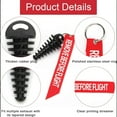 thumbnail image 5 of Motorcycle & Dirt Bike Exhaust Wash Plugs, 0.6"-1.5" Adjustable Rubber Silencer Plugs with Remove-Before-Flight Keychain Tags, for Motocross Vehicle Cleaning, Maintenance and, 5 of 6