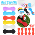 thumbnail image 2 of Silicone Golf Ball Marker Holder Strong Magnetic Mini Golf Position Calibration Clamp Professional Reusable Useful Golf Supplies 5PCS Purple, 2 of 6