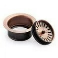 thumbnail image 5 of Signature Hardware 479905 4-1/2" Garbage Disposal Flange with Stopper for Sinks up to 5/8" Thick, Brushed Gold, 5 of 7