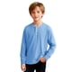 thumbnail image 1 of Camisas de Manga Larga para Niños Tamaño 12-14 Juventud Color Sólido Cuello Redondo Tops Casuales para Cumpleaños Daily School Wear, 1 of 6