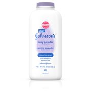 Johnson's Lavender Baby Powder with Naturally Derived Cornstarch, 15 oz