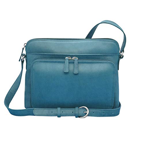 ili new york 6333 leather shoulder handbag