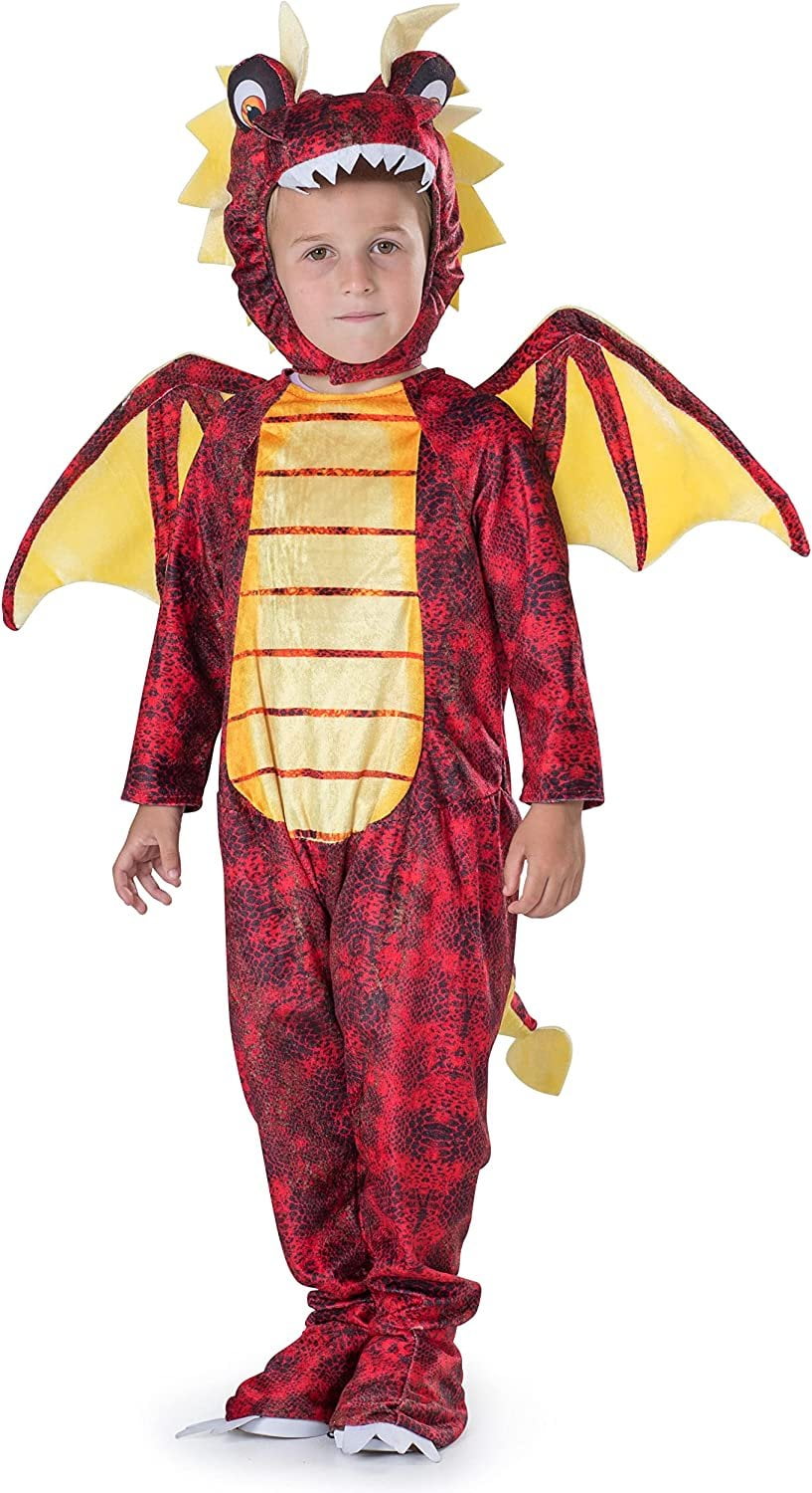 DressUpAmerica Dragon Costume for Kids Red Dragon Costume Set for