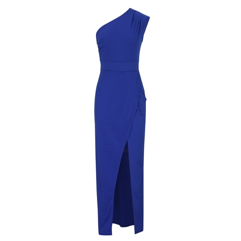 KBODIU Summer Wedding Guest Dresses for Women 2023 Solid One Shoulder Sleeveless Party Cocktail Long Dress Blue M - Walmart.com KBODIU Summer Wedding Guest Dresses for Women 2023 Solid One Shoulder Sleeveless Party Cocktail Long Dress Blue M - Walmart.com