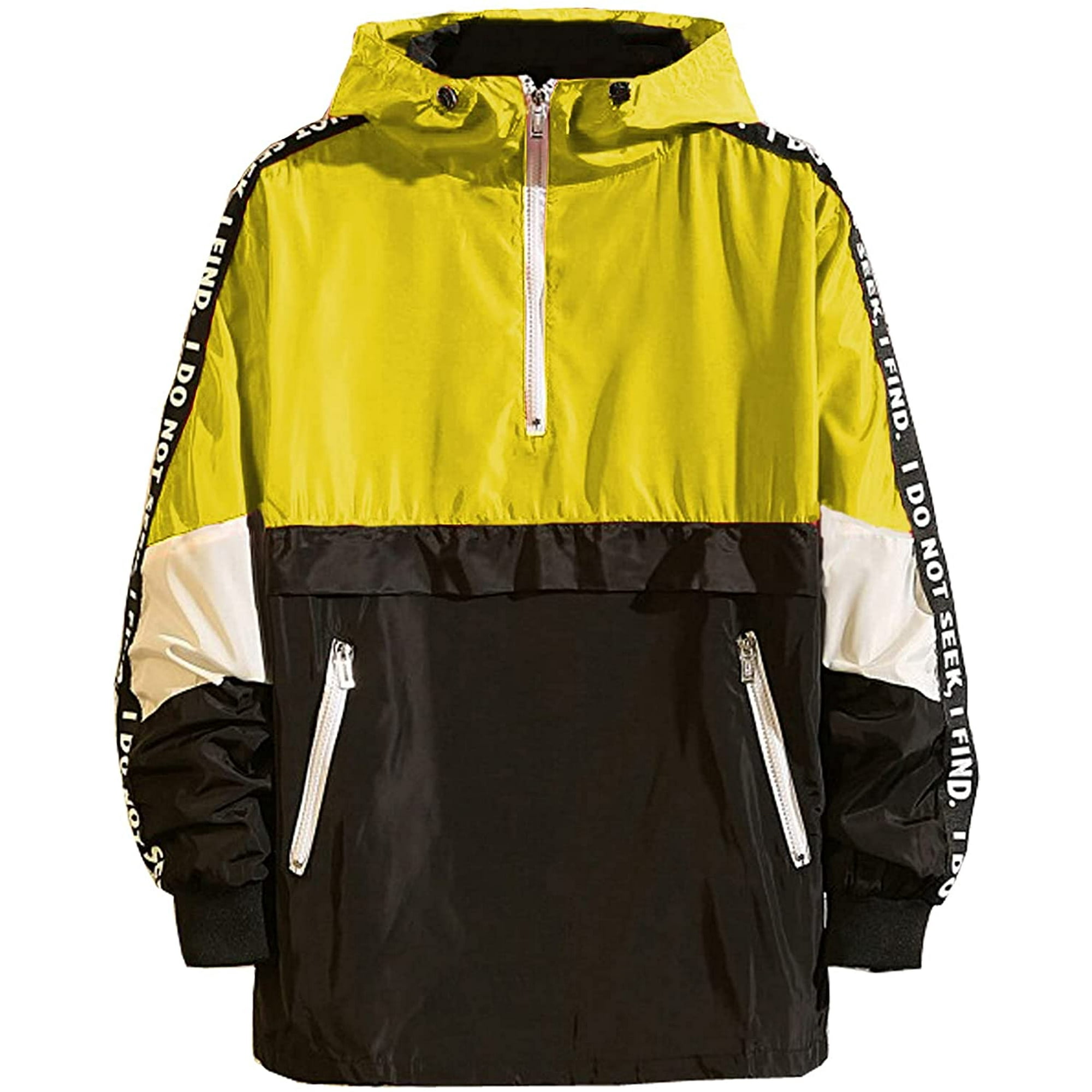 Men S Pullover Windbreaker Hooded Lightweight Casual Drawstring Zip Jackets Walmart Canada Men S Pullover Windbreaker Hooded Lightweight Casual Drawstring Zip Jackets Walmart Canada
