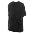 thumbnail image 3 of Women's New Era  Black Chicago Bulls Throwback Mineral Wash Oversized T-Shirt, 3 of 5