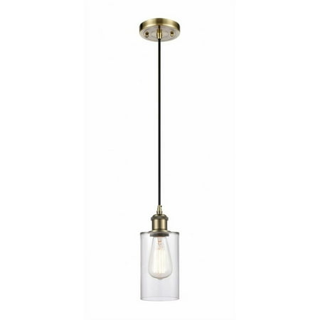 

Innovations Lighting 516-1P-10-4 Clymer Pendant Clymer 4 Wide Mini Pendant - Brass