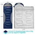 thumbnail image 4 of Bolsa de dormir Rioyalo de 0 grados para adultos, impermeable, para camping, 4 of 6