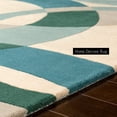 thumbnail image 4 of Beige & Green Hand-Tufted Abstract Area Rug – Soft, Durable Modern Design, 4 of 5