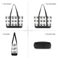 thumbnail image 6 of FORMRS Canvas Laptop Tote Bag for Women with 15.6" Computer Compartments Shoulder Handbag, Cartoon Cat Paw, 6 of 7