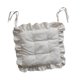 thumbnail image 3 of Cojín de silla con volantes de 15,75 x 15,75 pulgadas, lavable, versátil, suave, con estampado floral, para jardín, patio, decoración de estilo rústic, 3 of 8