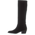 thumbnail image 3 of Womens Steve Madden Chasity Knee High Slouch Boots, Black Suede, 3 of 6