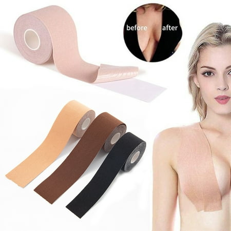 

SPRING PARK 1 Roll 2.5/3.8/5/7.5/10CM Women Boob Tape Invisible Bra Nipple Cover Adhesive Push Up Breast Lift Tape