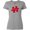 AC-Heather Grey, variant on Inktastic Autism Awareness Be Kind Red Puzzle Piece Women's T-Shirt
