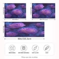 thumbnail image 2 of Satin Pillowcase Envelope Closure Pillow Cover Wrinkle-Resistant & Vibrant Print Purple Rose, 2 of 7