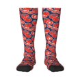 thumbnail image 2 of Picia Women Crew Soft Moisture-wicking Socks Hand Drawn Tomatoes Pattern Design Cotton Socks, One Size fit All, 2 of 9