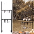 thumbnail image 2 of Estante para colgar utensilios de cocina Organizadores colgantes ajustables ligeros para cocinar Conjunto 3 kusrkot Rack de almacenamiento de escritorio, 2 of 8