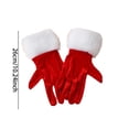 thumbnail image 3 of Elegantes guantes para fiestas de Nochebuena, para actuaciones de baile formales; diseño festivo ajustado y tacto lujoso para celebraciones de invierno, 3 of 6