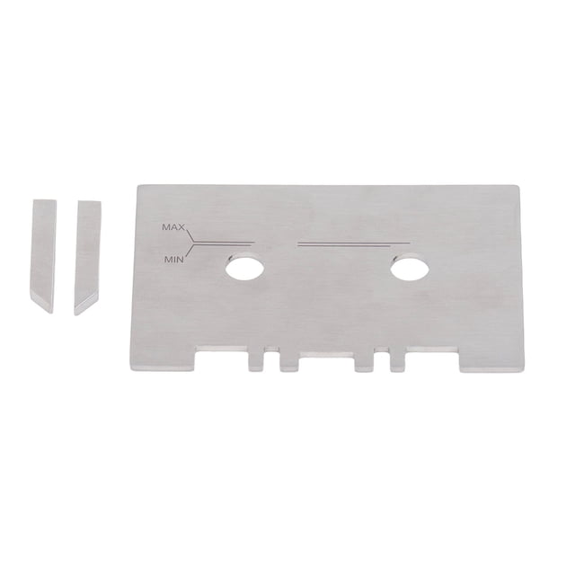 Head And Guide Gauge Mechanical Alignment, High Accuracy Cassette Cauge Set Stainless Steel 1 Set With Check Bar For DVRs