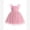 Pink, variant on IBTOM CASTLE Toddler Flower Girl Dress, Flutter Sleeve Floral Embroidery Smocked Tulle Tutu Princess Dresses for Birthday Wedding 3-4T Pink Floral