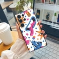 thumbnail image 4 of Destaca entre la multitud con esta funda de teléfono de goma TPU con estampado de dibujos animados creativa y minimalista para iPhone, 4 of 4