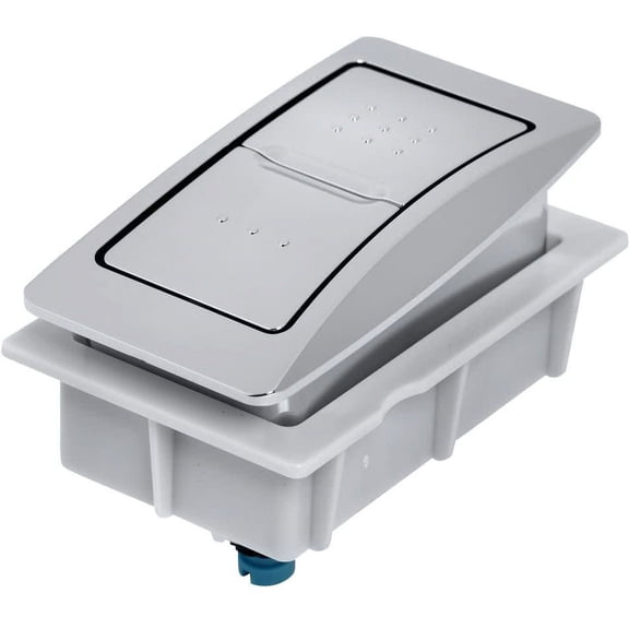 American Standard 7381092-200.0020A Rectangular Top-Of-Tank Push Button Actuator, Unfinished