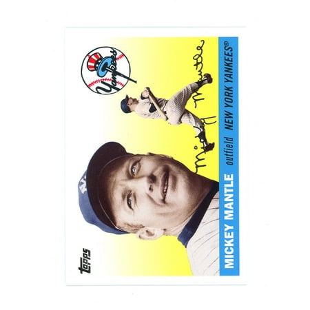 - 2008 Topps Mickey Mantle Store #MMS55 Mickey Mantle World Series Champ Card