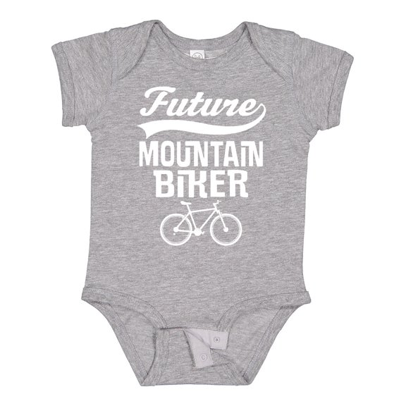 Inktastic Future Mountain Biker Boys or Girls Baby Bodysuit