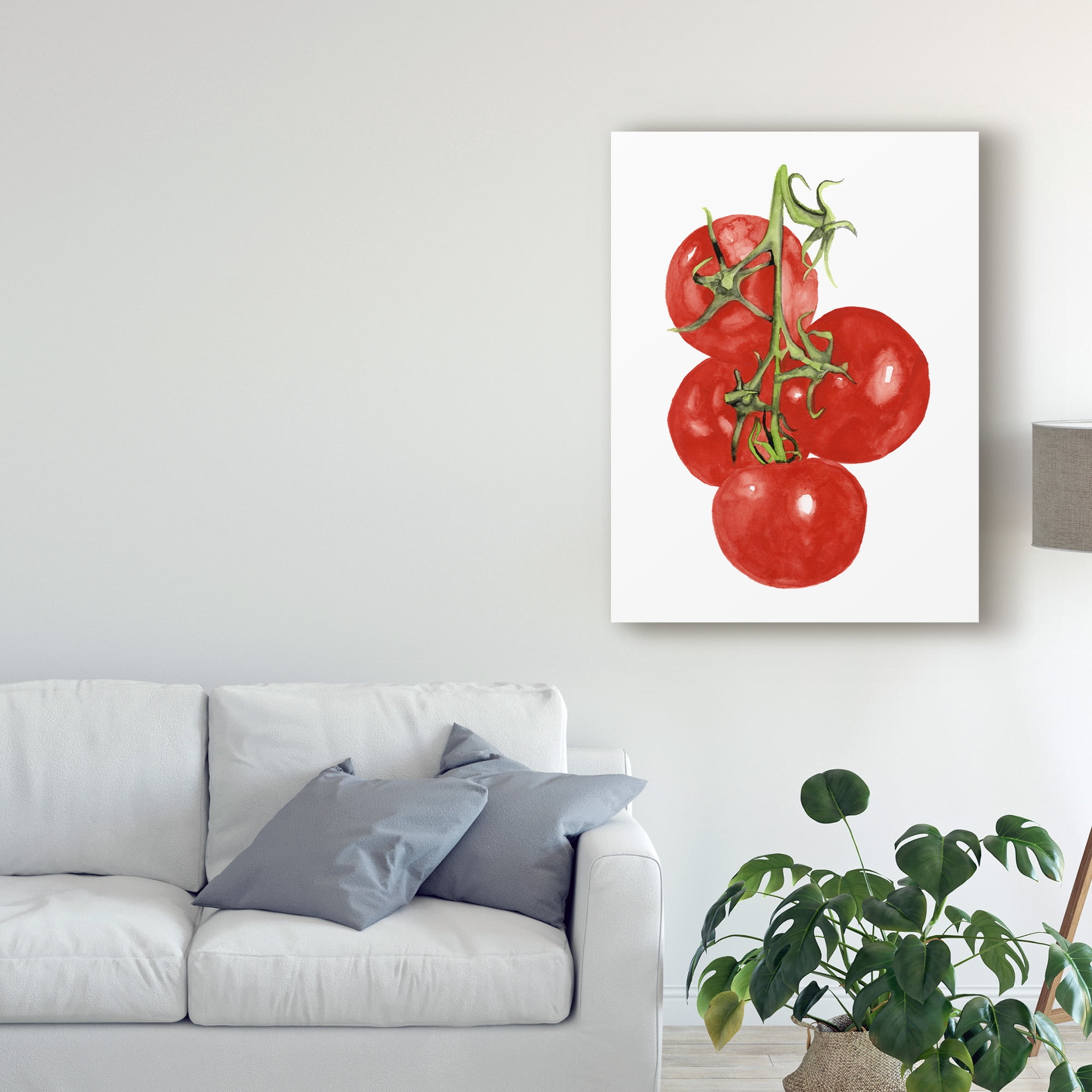 Trademark Fine Art 'Watercolor Veggie IV' Canvas Art by Naomi McCavitt
