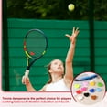 thumbnail image 7 of Uxcell Tennis Dampener, Heart Silicone Tennis Racket Dampeners Racket Shock Absorber to Reduce Vibration Soft Cute Fitting for (Players/Universal Fit for All Racquets) 8Pcs & Light Pink, 7 of 7