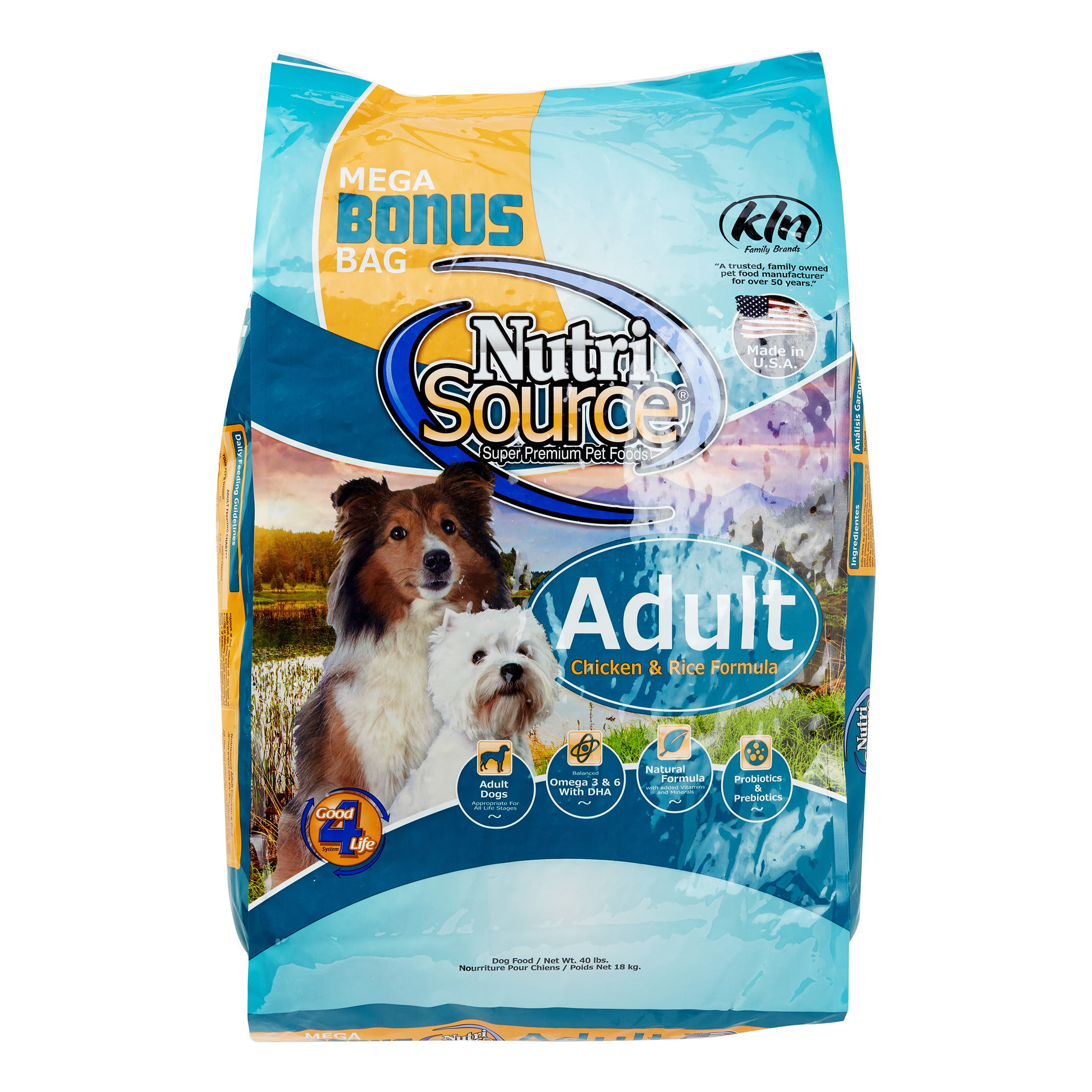 NutriSource Adult Dry Dog Food, 40 lb - Walmart.com - Walmart.com