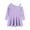 Z-Purple371, variant on Girls Dresses A-Line Long Sleeve Asymmetrical Neck And Elegant Off Shoulder Solid Color Casual And Party Wear Comfortable Lovely Infant Kids Dress