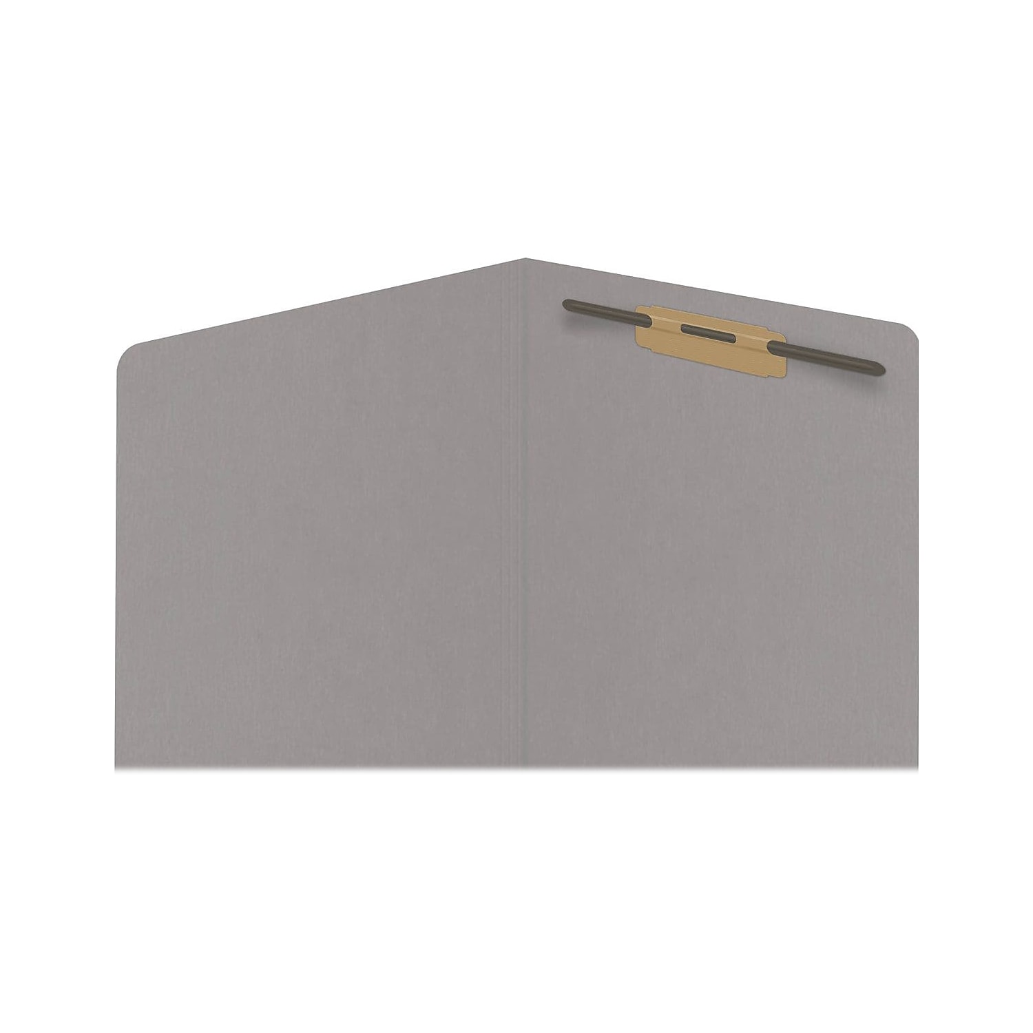 Medical Arts Press Reinforced End Tab File Folder Straight Cut Letter-Size Gray 50/Box (S-01501-GRY)