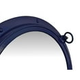 thumbnail image 2 of Navy Blue Decorative Ship Porthole Mirror 24", 2 of 2