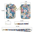 thumbnail image 4 of bolimoss Water-Resistant Women Badge & ID Holders, Leather Multicolor, 4 of 4
