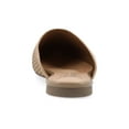 thumbnail image 4 of Journee Womens Aniee Slip On Almond Toe Mule Flats, Widths Available, 4 of 9