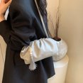thumbnail image 4 of Bolso Cruzado Con Nube Hombro Fruncido Femenino Cuero PU para Mujer, 4 of 9