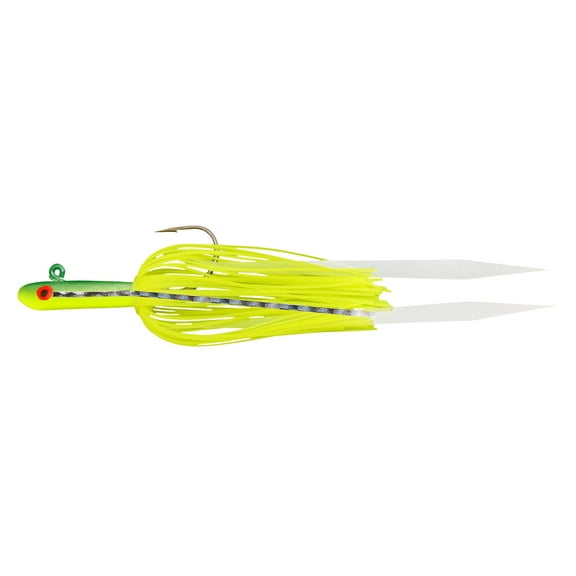 Glass Minnow Jig with Silicone Skirt