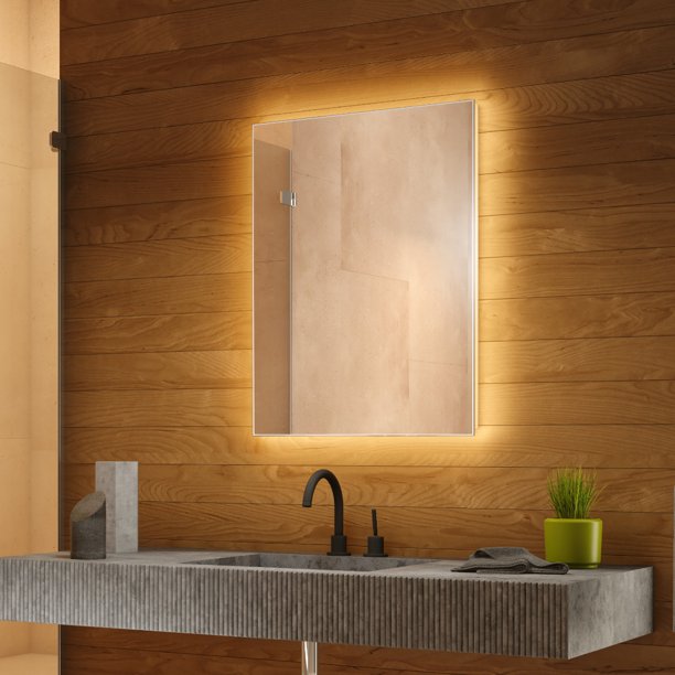 Magma Bluetooth Audio Backlit Bathroom Mirror With Sensor and Shaver
