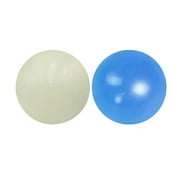Angle View: 5pc Stick Wall Ball Glowing Globbles Target Balls Decompression Throw Fidget Toy