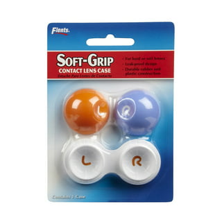 Contact Lens Case,Oweilan 2 Pack Portable Clear Contact Lens Care