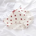 thumbnail image 1 of Ropa interior Love Strawberry, ropa interior Big Red Girl, bragas de algodón con cintura entrepierna para mujer, 1 of 6