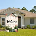 thumbnail image 2 of Amhnf Welcome Floral Cactus Garden Flag For Home Outdoor Garden Yard Decor 12x18 inch, 2 of 5
